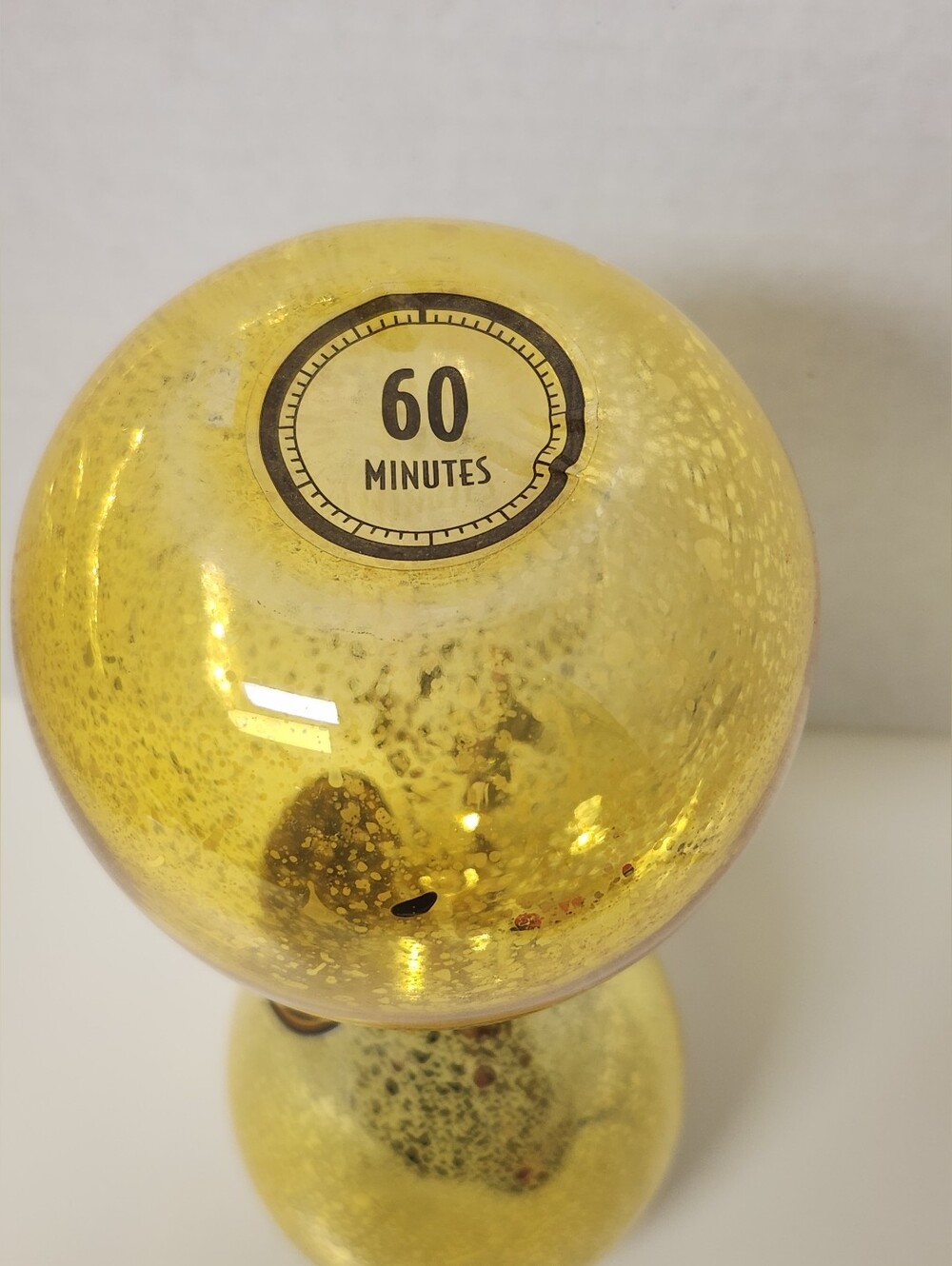 Home Essentials Gold Glass Hourglass Sand Timer - Decorative Accent - Picture 2 of 4